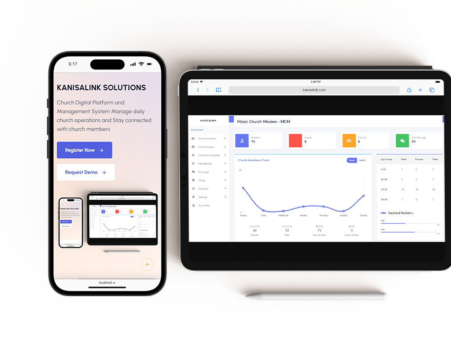 Kanisalink Church management system